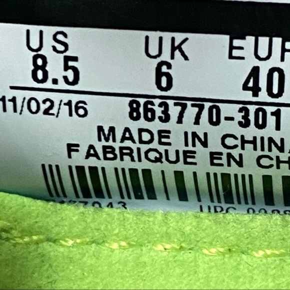 Nike zoom elite 9 bone aqua running sneakers shoes - Picture 8 of 8